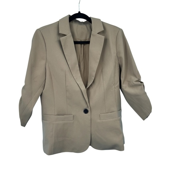 Women's Tan Blazer - Picture 1 of 5